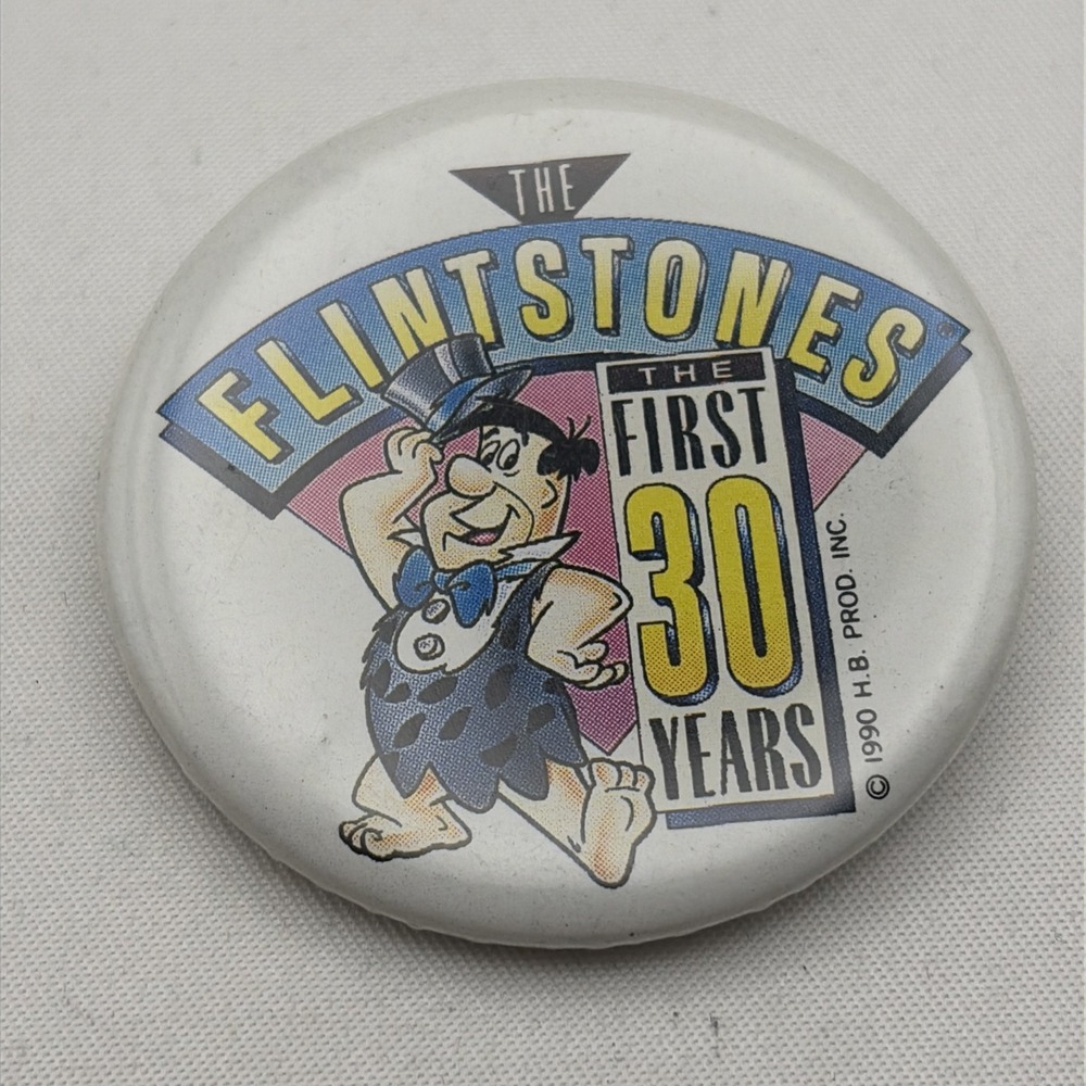 The Flintstones‎ The First 30 Years Fred Flintstone Button Pin